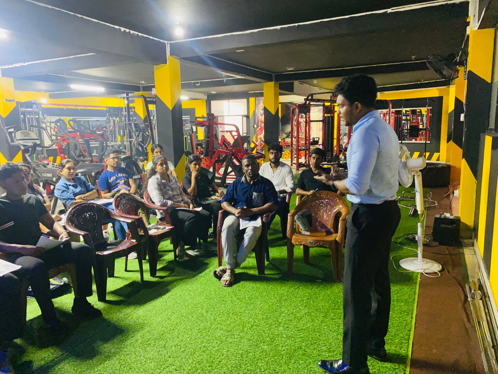 Industrial training — practical session